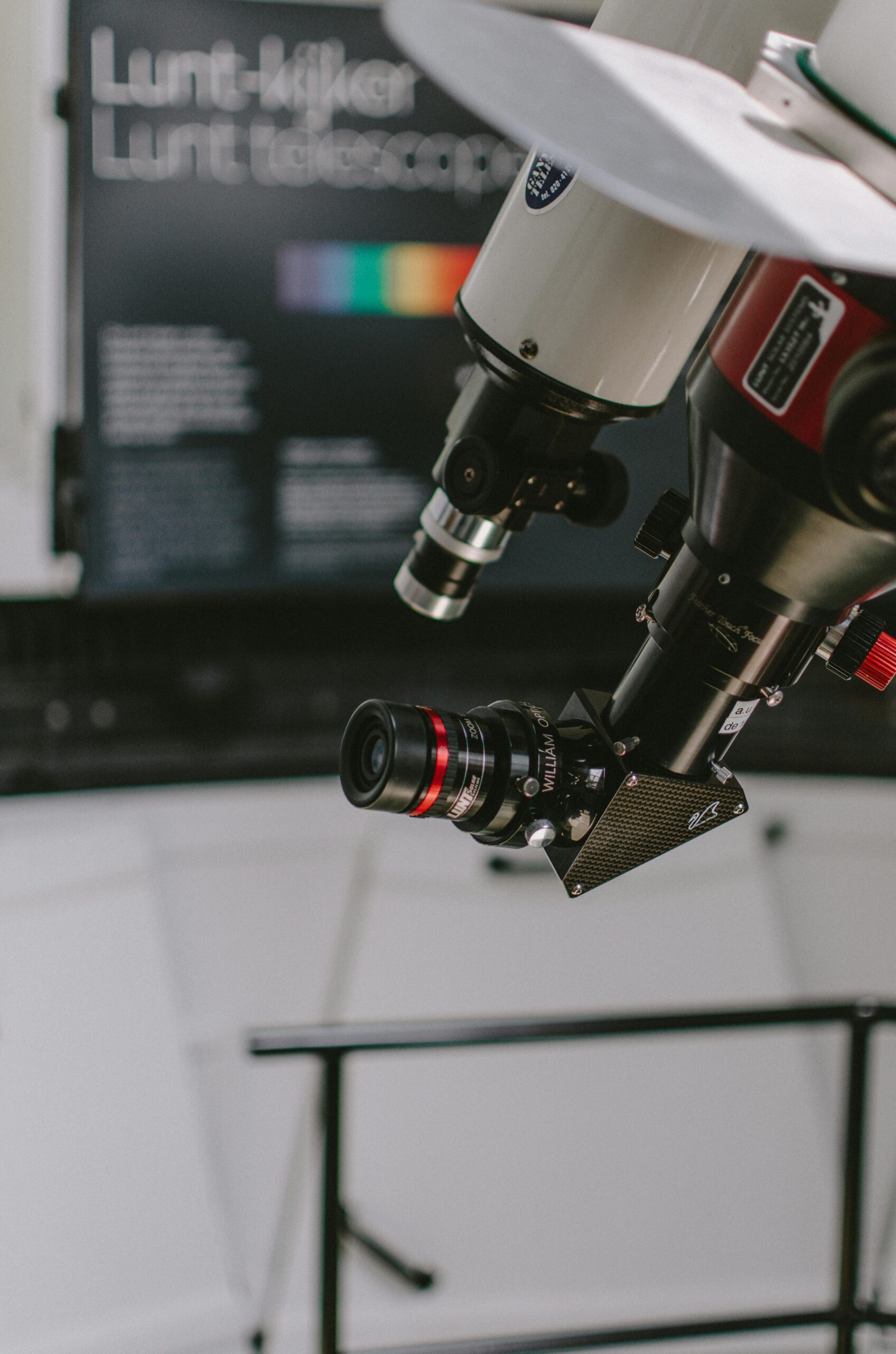 White and Black Microscope